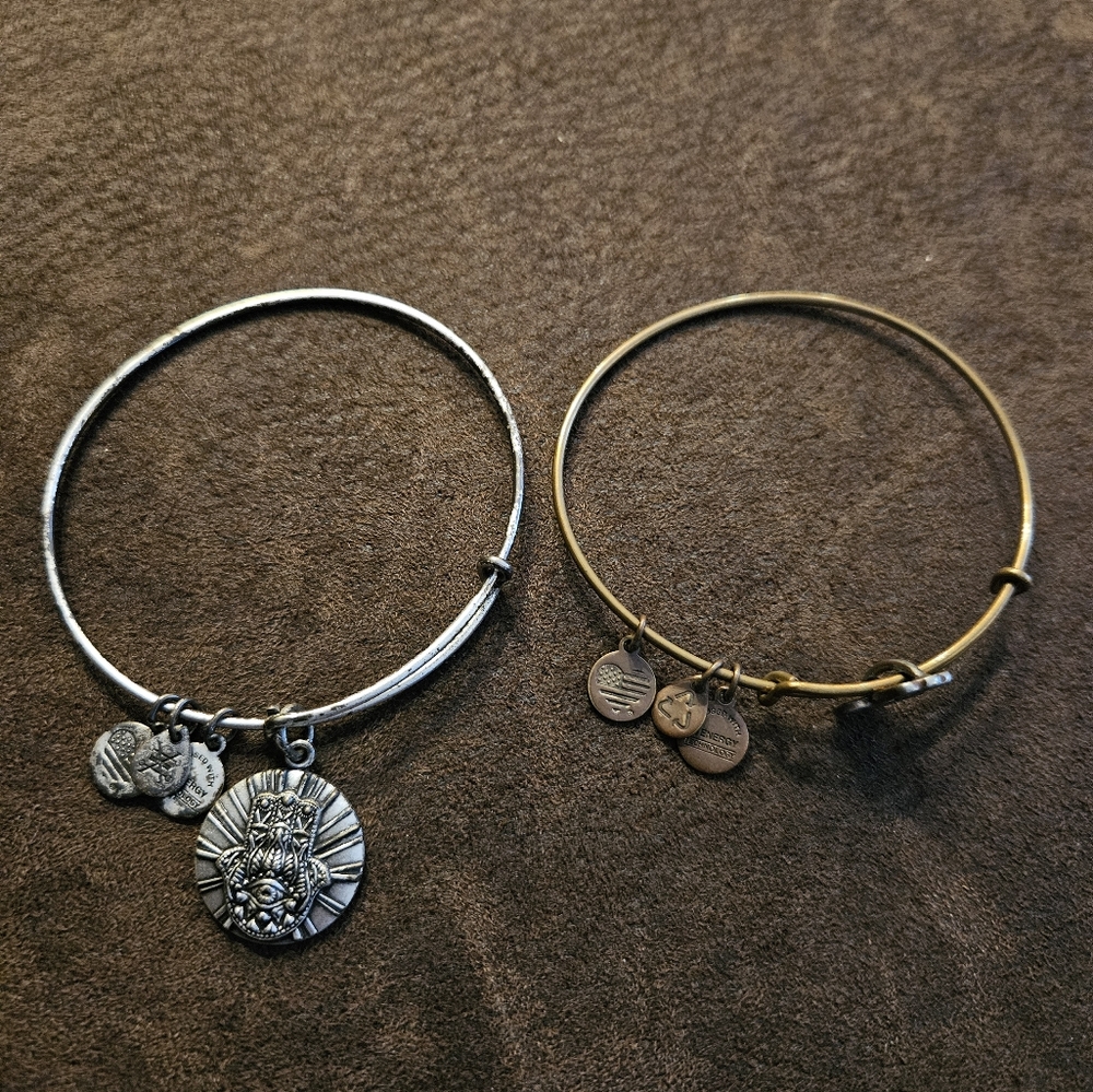 Alex and Ani bangle bracelets
